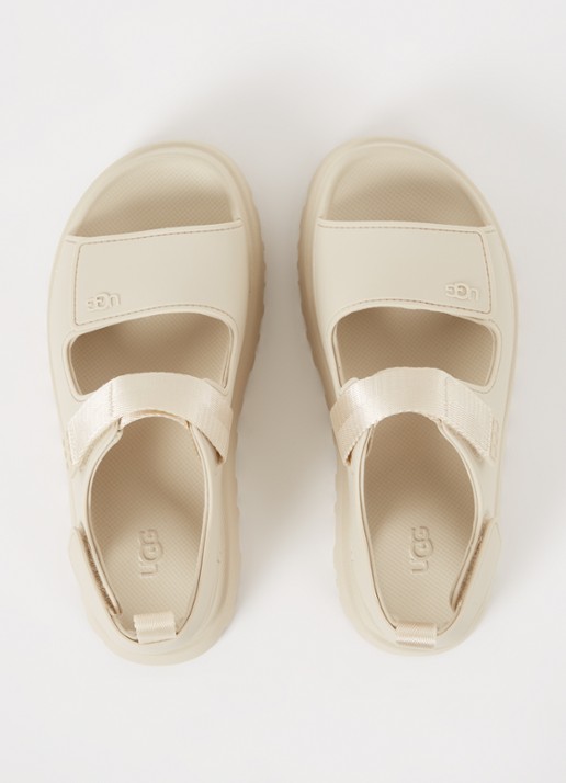 UGG Goldenglow sandaal met logo - detail 2 creme
