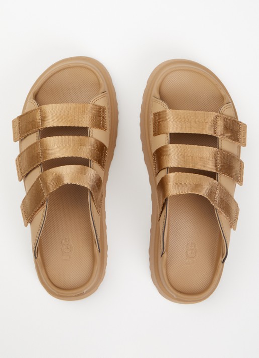 UGG Goldenglow slipper met logo - detail 3 camel