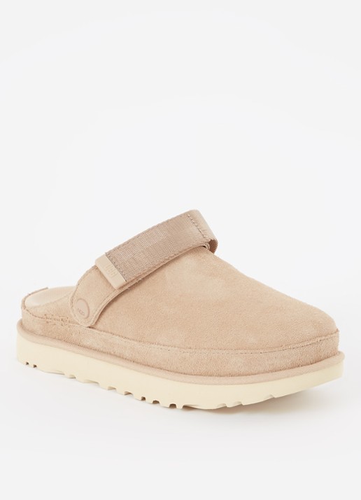 UGG Goldenstar instapper van suède - voorkant 5 beige