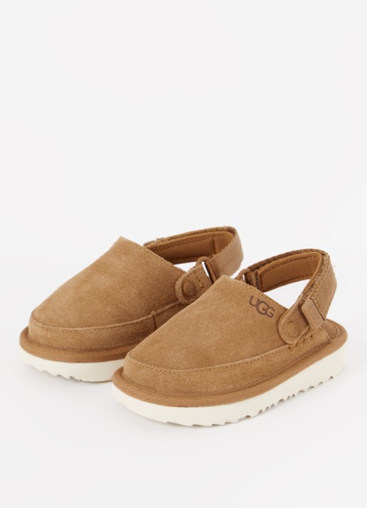 UGG Goldenstar muiltje van suède - voorkant 2 kastanjebruin