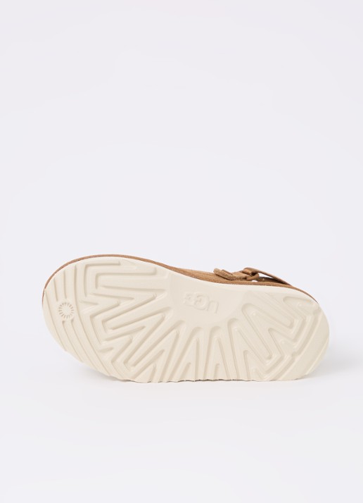 UGG Goldenstar muiltje van suède - detail 5 kastanjebruin
