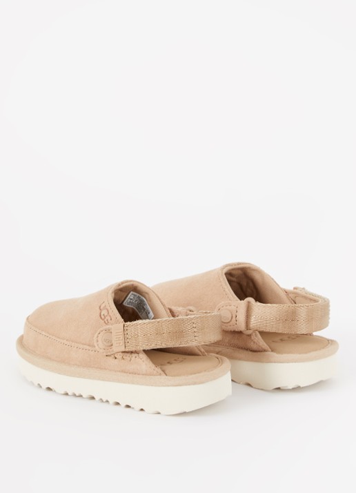 UGG Goldenstar muiltje van suède - achterkant beige