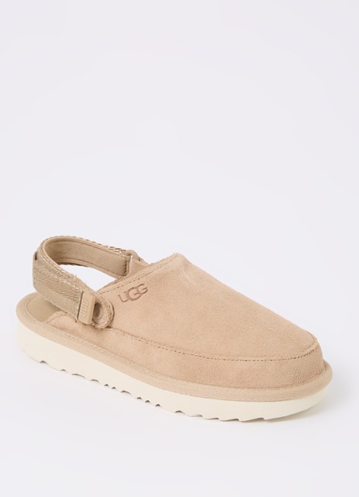 UGG Goldenstar muiltje van suède - voorkant 5 beige
