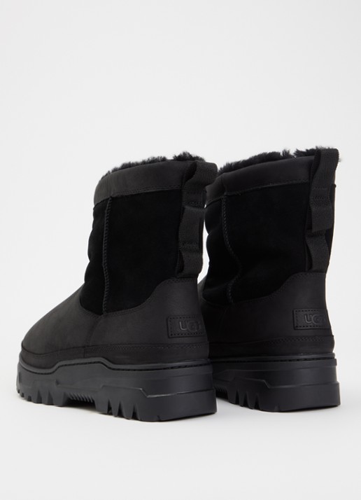 UGG Heritage enkellaars van suède - achterkant 5 zwart