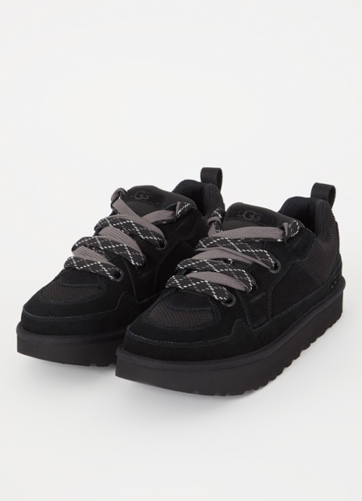 UGG Lo Lowmel sneaker met mesh details - detail 2 zwart