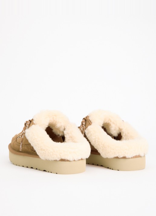UGG Lowmel muiltje van suède - achterkant 5 camel
