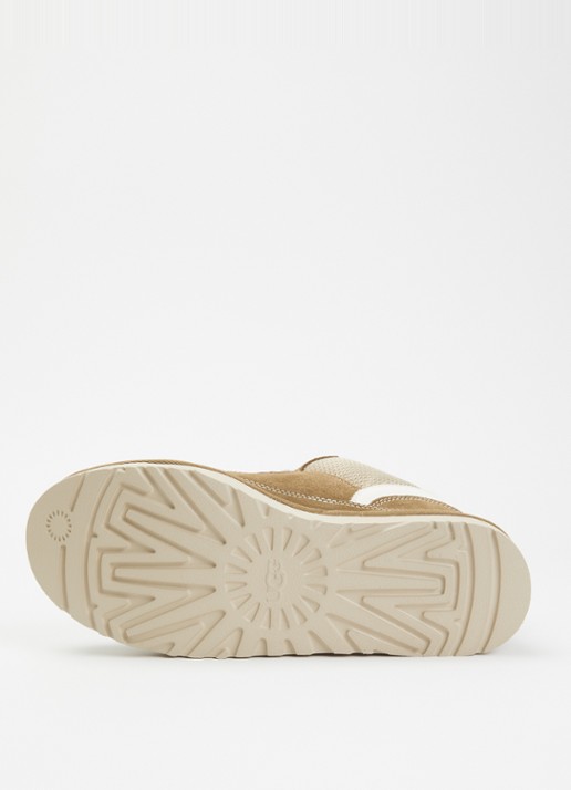 UGG Lowmel sneaker met suède details - detail 3 lichtbruin