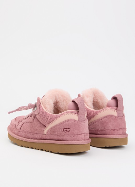 UGG Lowmel sneaker met suede details - achterkant 4 abrikoos