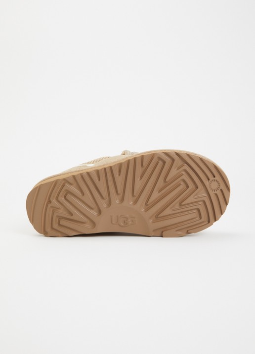 UGG Lowmel sneaker met suède details - detail 4 donkerbeige