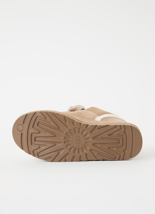 UGG Lowmel sneaker met suède details - detail 4 zand