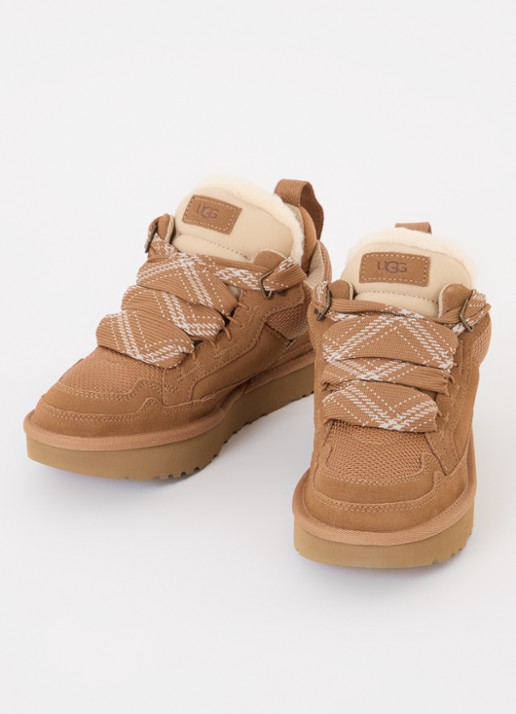 UGG Lowmel sneaker met suède details - detail 3 camel