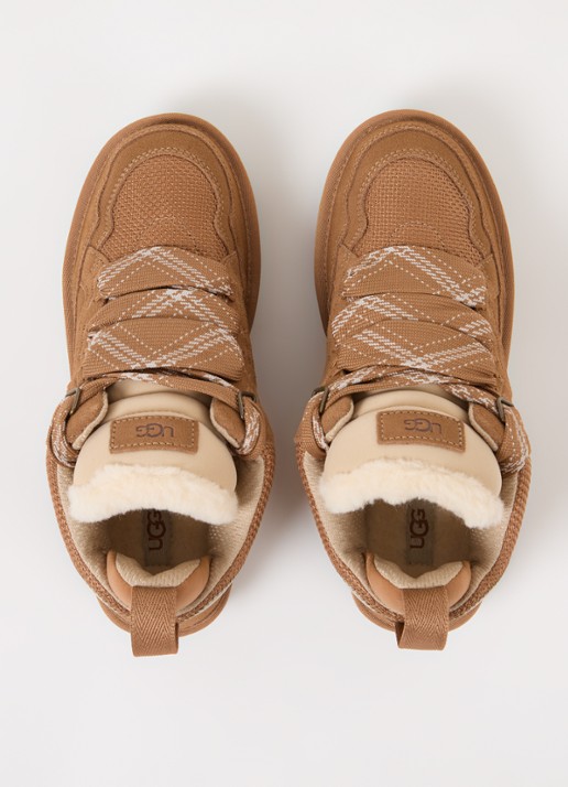 UGG Lowmel sneaker met suède details - detail 4 camel