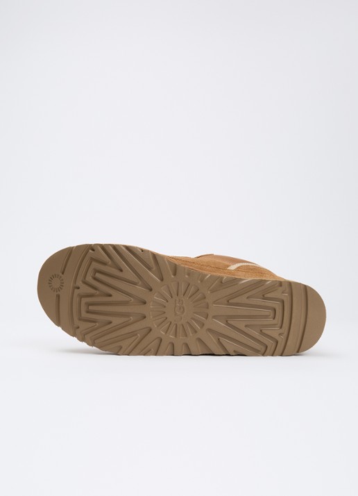UGG Lowmel sneaker met suède details - detail 4 kastanjebruin