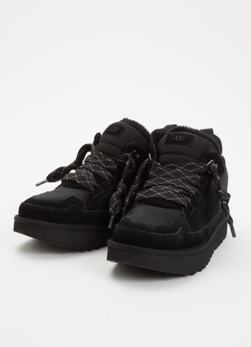 UGG Lowmel sneaker met suède details - detail 2 zwart