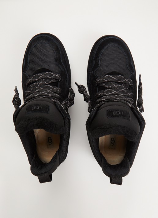 UGG Lowmel sneaker met suède details - detail 3 zwart