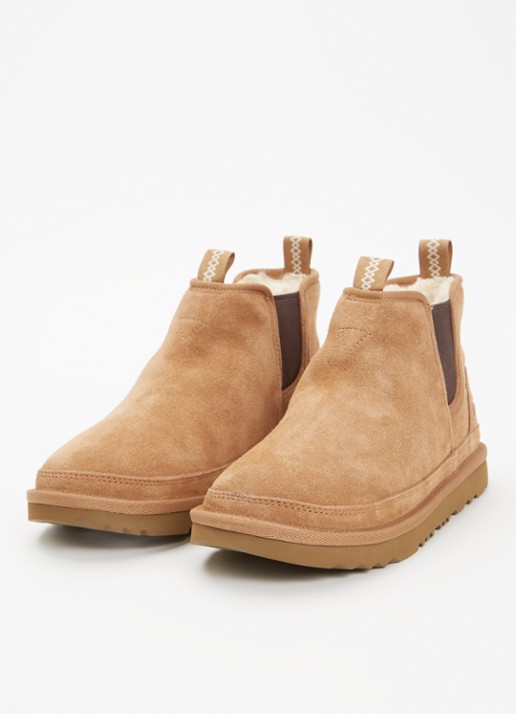 UGG Neumel chelsea boot van suède  - detail 2 camel