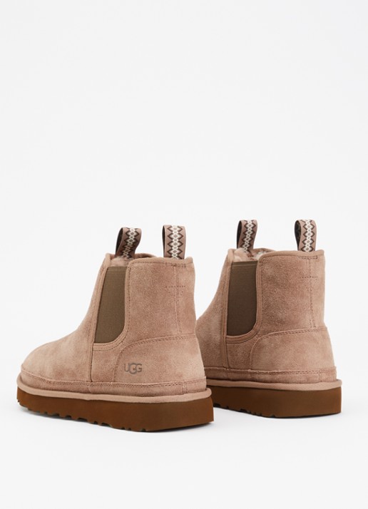 UGG Neumel chelsea boot van suède  - achterkant 2 lichtbruin