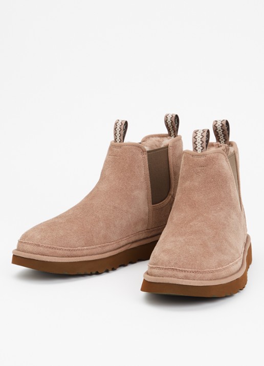UGG Neumel chelsea boot van suède  - detail 3 lichtbruin