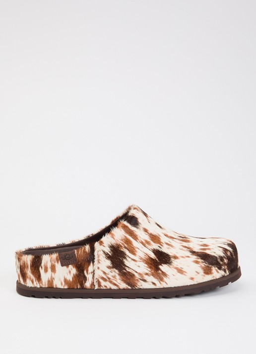 UGG Otzo Western muiltje van leer met ponyhair