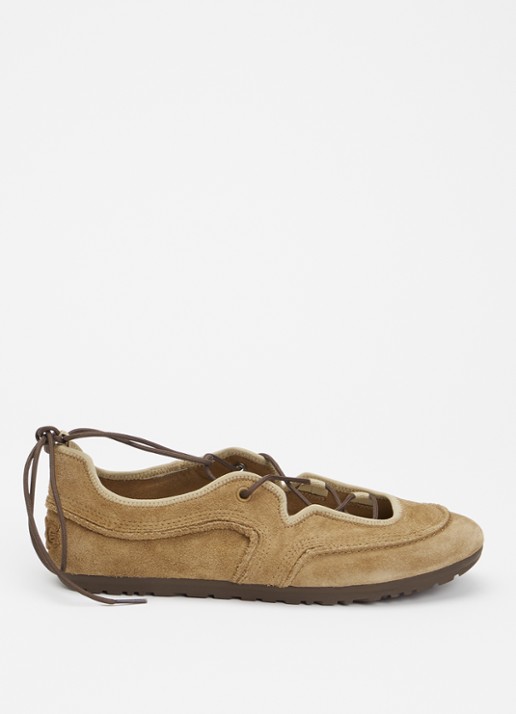 UGG Quill Ballet sneaker van suède