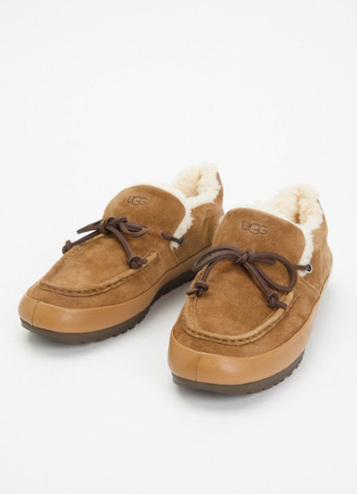 UGG Quill instapper van suède - detail lichtbruin