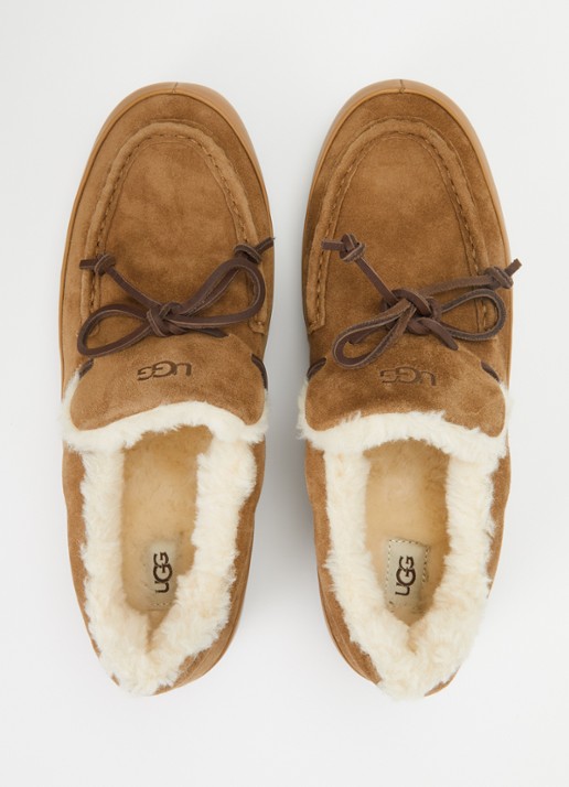 UGG Quill instapper van suède - detail 2 lichtbruin