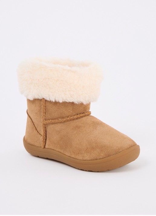 UGG Sammee enkellaarsje van suède - voorkant 3 camel