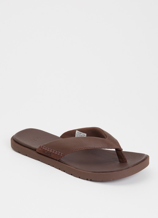 UGG Seaside II Flip slipper van leer