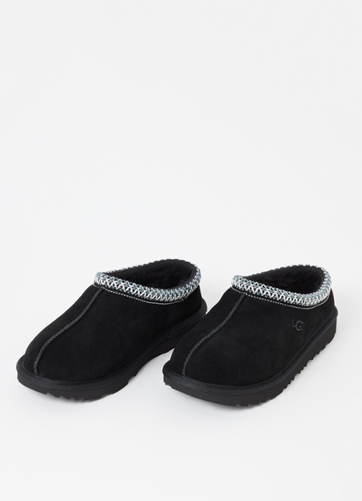 UGG Tasman II instapper van suède - detail 3 zwart