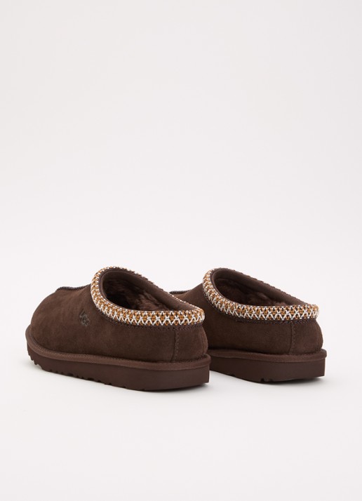 UGG Tasman II instapper van suède - achterkant 2 donkerbruin