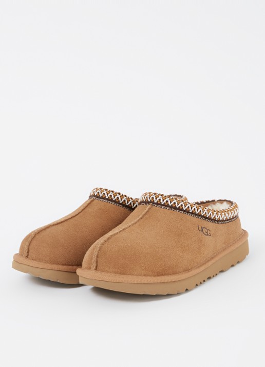 UGG Tasman II instapper van suède - detail camel