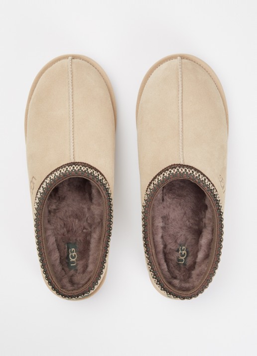 UGG Tasman II instapper van suède - detail 3 beige