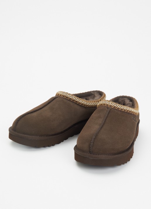 UGG Tasman ll instapper van suède - detail 2 donkerbruin