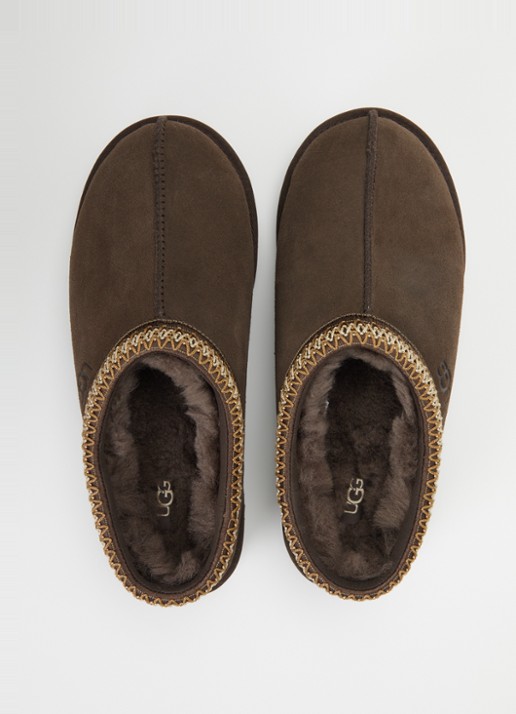 UGG Tasman ll instapper van suède - detail 3 donkerbruin
