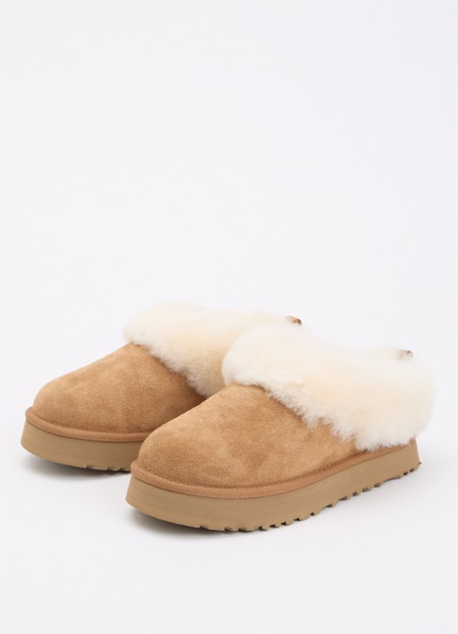 UGG Tazelle instapper van suède - voorkant 4 camel