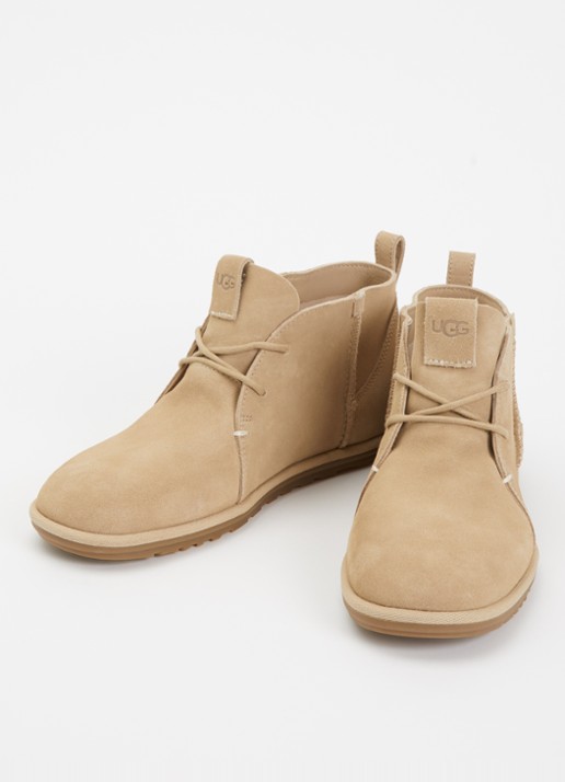 UGG W Classic veterboot van suède - detail khaki