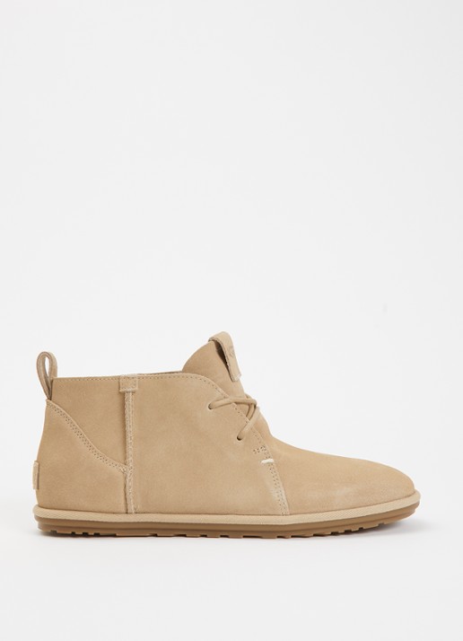 UGG W Classic veterboot van suède - voorkant 4 khaki