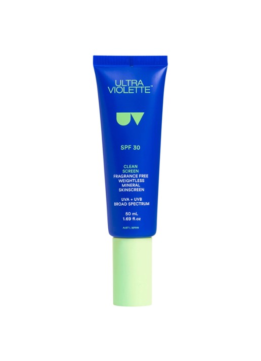 Ultra Violette Clean Screen Fragrance Free Sensitive Facial Skinscreen SPF30 - zonnebrand voor het gezicht