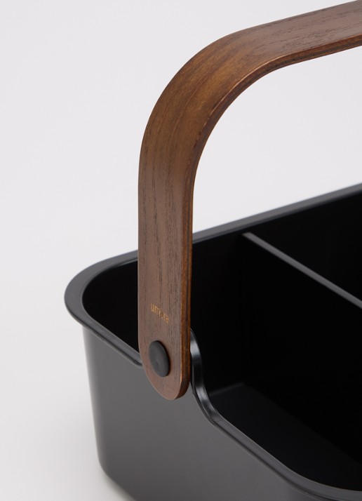 Umbra Bellwood opberger 26,5 x 36 cm - voorkant 2 zwart