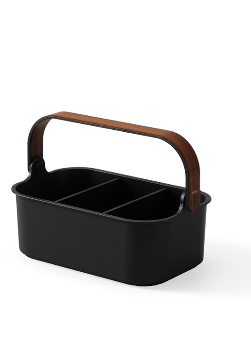 Umbra Bellwood opbergrek 25 x 72 cm - voorkant zwart