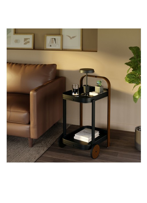 Umbra Bellwood serveertrolley 80 cm - detail 4 zwart