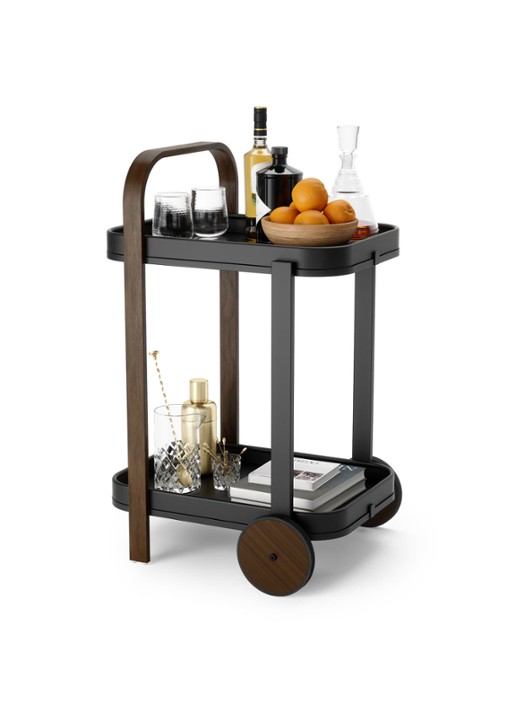 Umbra Bellwood serveertrolley 80 cm - detail 6 zwart