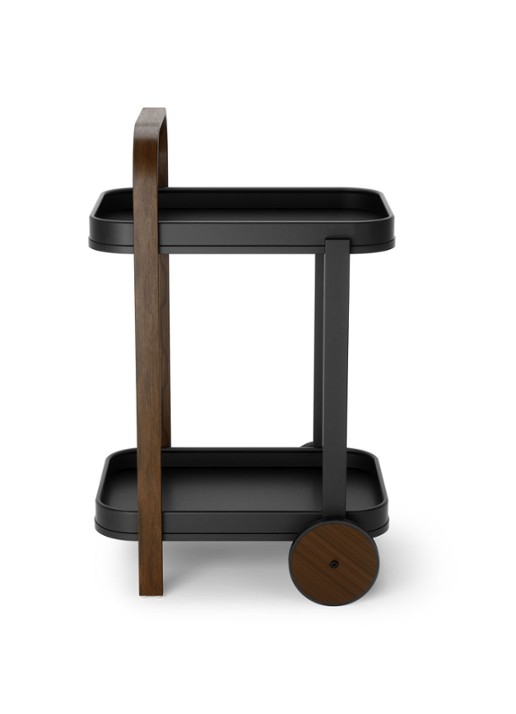 Umbra Bellwood serveertrolley 80 cm - voorkant 3 zwart