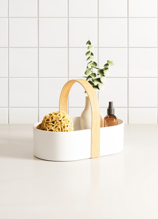 Umbra Bellwood wandrek 65 x 24 cm  - achterkant 4 wit