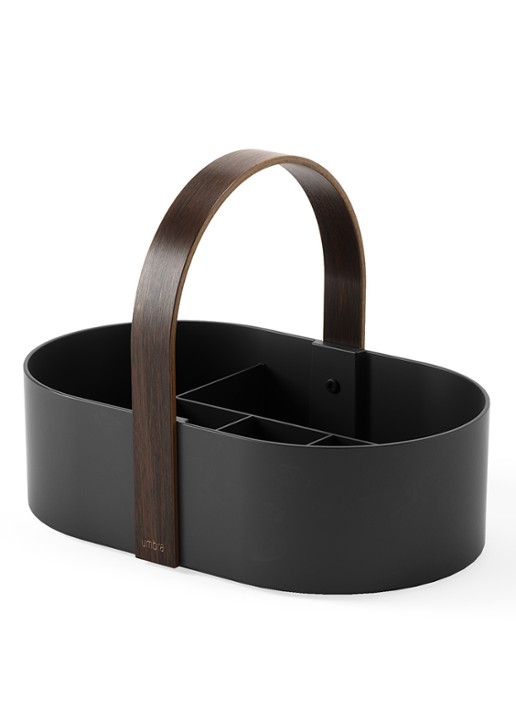 Umbra Bellwood wandrek 65 x 24 cm  - voorkant zwart