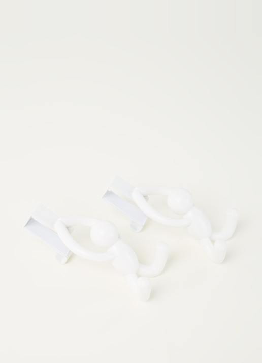 Umbra Buddy Cabinet haken 13 cm - detail 3 wit