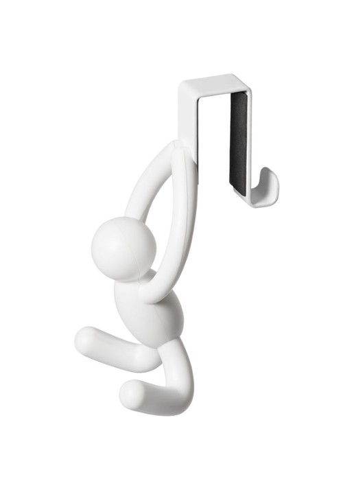 Umbra Buddy Cabinet haken 13 cm - voorkant 2 wit