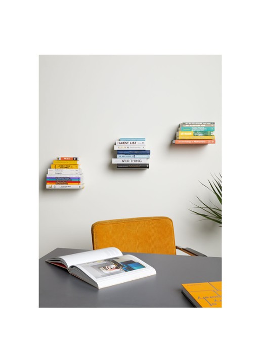 Umbra Conceal zwevende boekenplank in 3-pack - detail 5 zilver