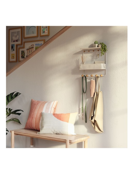 Umbra Estique wandrek 31 x 32 cm - detail 8 wit