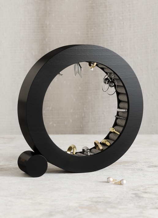 Umbra Ferris sieradendoos 24 cm - voorkant 2 zwart
